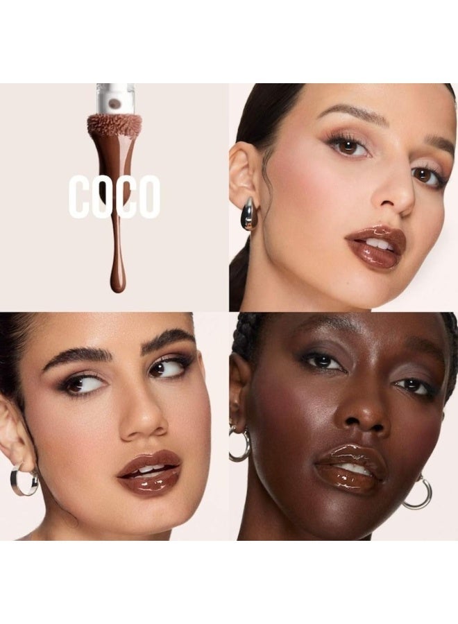 هدى بي بي ملمع شفاه لامع غير لزج بحشو صناعي 0.13FL.OZ / 3.9 مل - Image 2
